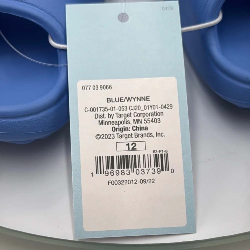 NWT Cat & Jack Kid's Blue Clogs Size 12 (Toddlers) - Picture 8 of 8